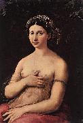 RAFFAELLO Sanzio La fornarina or Portrait of a young woman painting